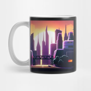 Sunrise in the city Mug